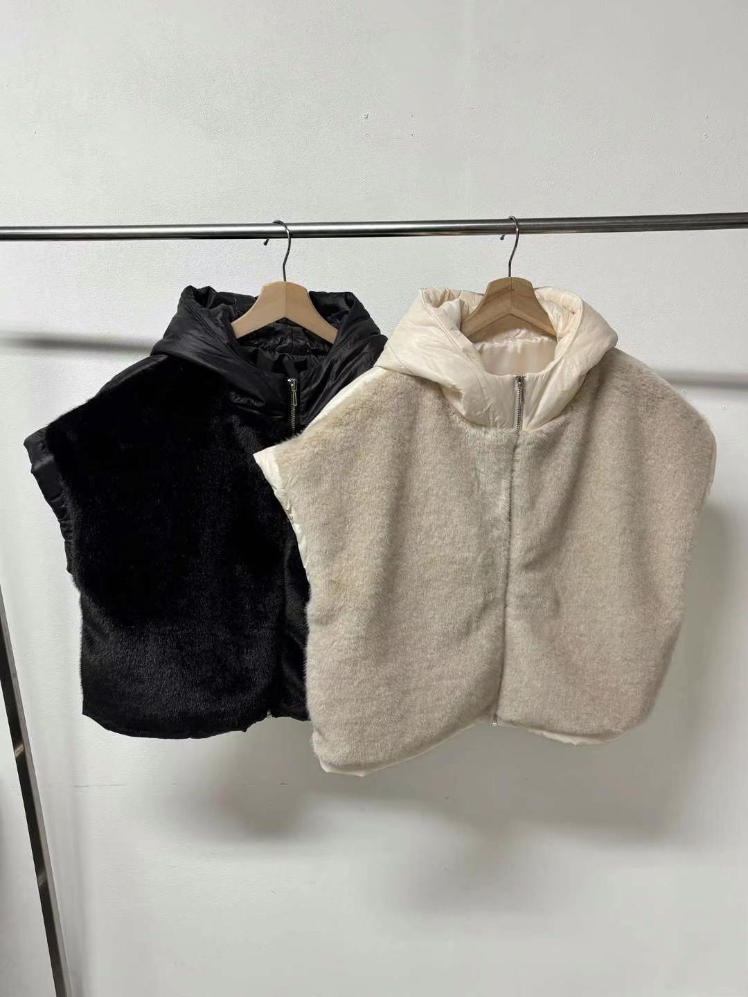 MINK DESIGN韓國直郵東大門實拍女裝新品推薦休閑馬甲水貂MINK DESIGN馬甲