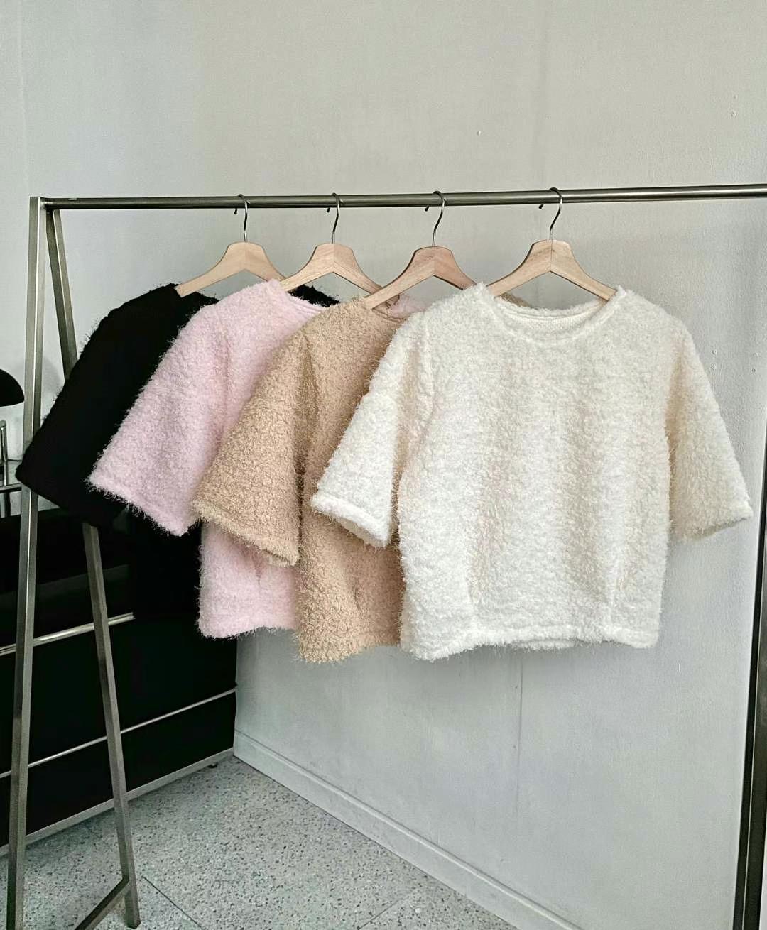 MINK DESIGN韓國直郵東大門代購女裝新款時尚24秋冬職業T恤MINK DESIGNT恤