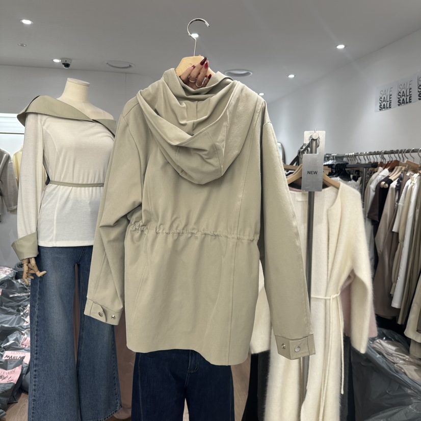 LEWIN韓國直郵東大門實拍女裝新款時尚職業真品夾克春款連帽LEWIN夾克