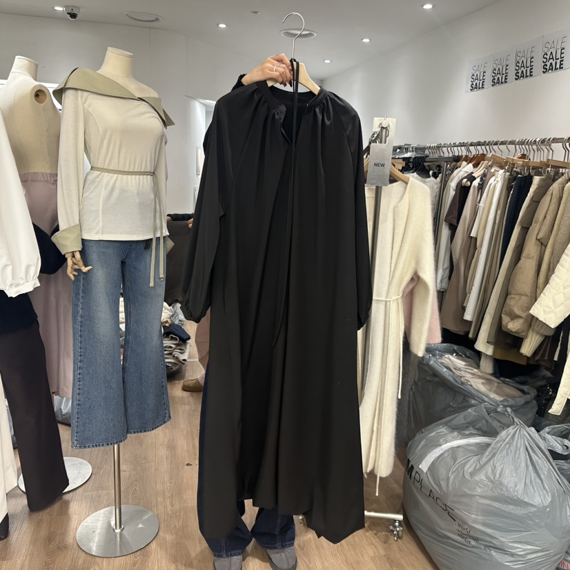LEWIN韓國直郵女裝新品職業24秋冬推薦時尚連衣裙含腰帶春款LEWIN連衣裙圖色3