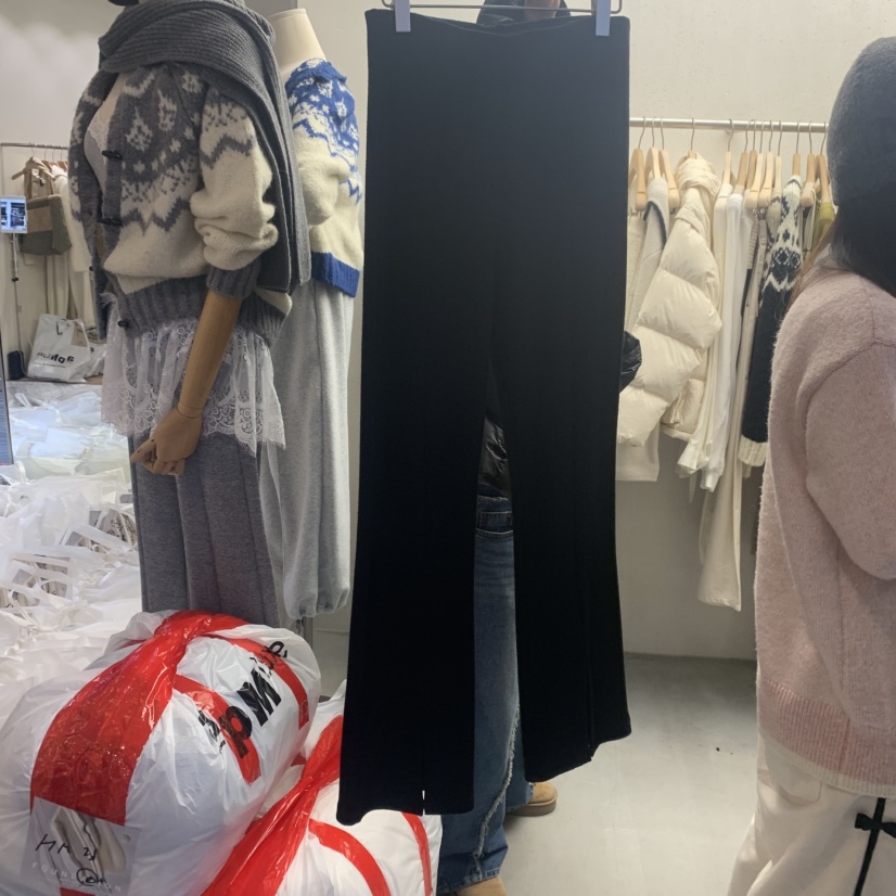 FOUNDATION韓國直郵女裝新款職業推薦人氣真品時尚休閑褲加絨FOUNDATION休閑褲圖色2