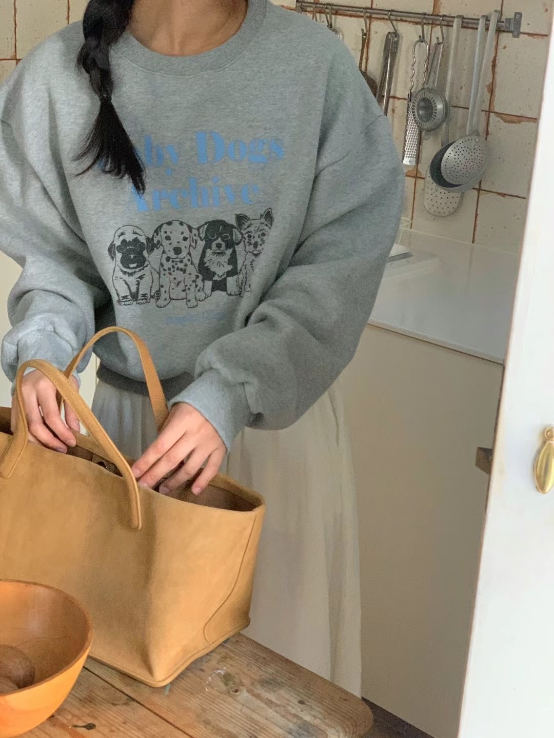 OBE東大門實拍女士新品職業24秋冬推薦真品時尚休閑衛衣加絨OBE衛衣