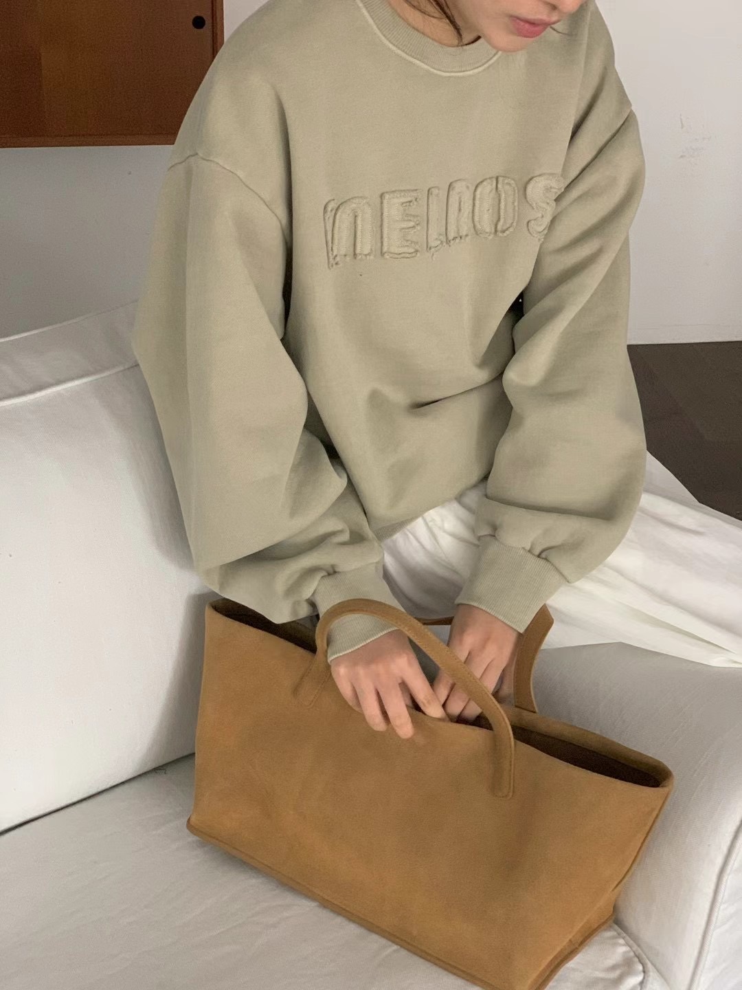 OBE韓國直郵女士新款時尚推薦真品職業24秋冬人氣熱賣衛衣加絨OBE衛衣