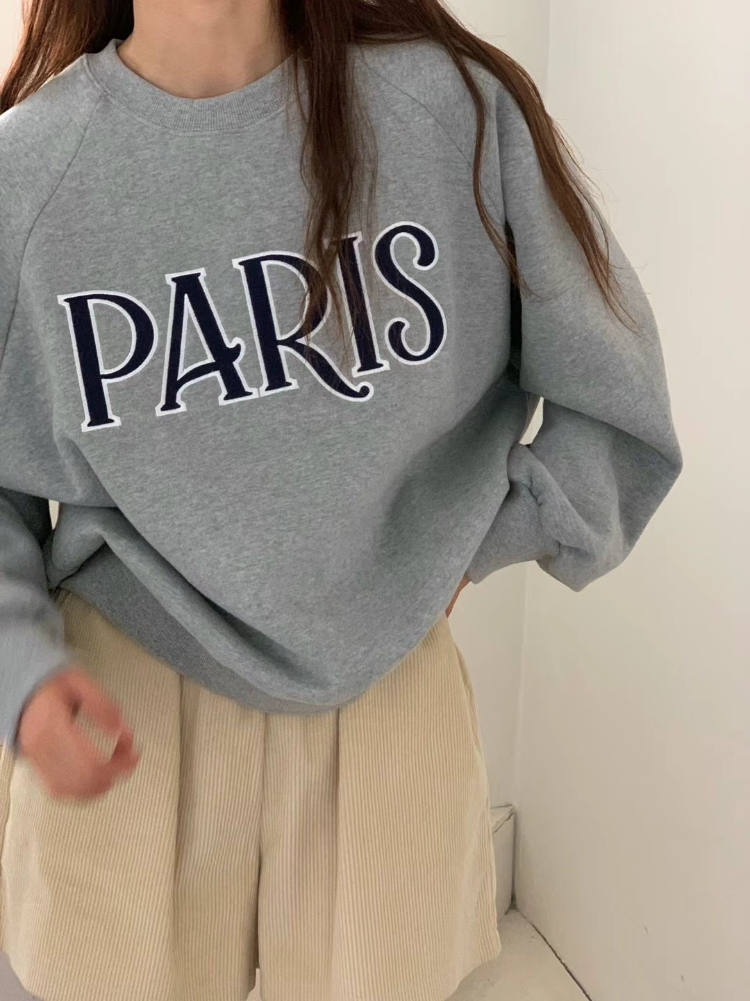 OBE東大門代購女士新品人氣真品24秋冬熱賣時尚職業衛衣加絨OBE衛衣圖色3