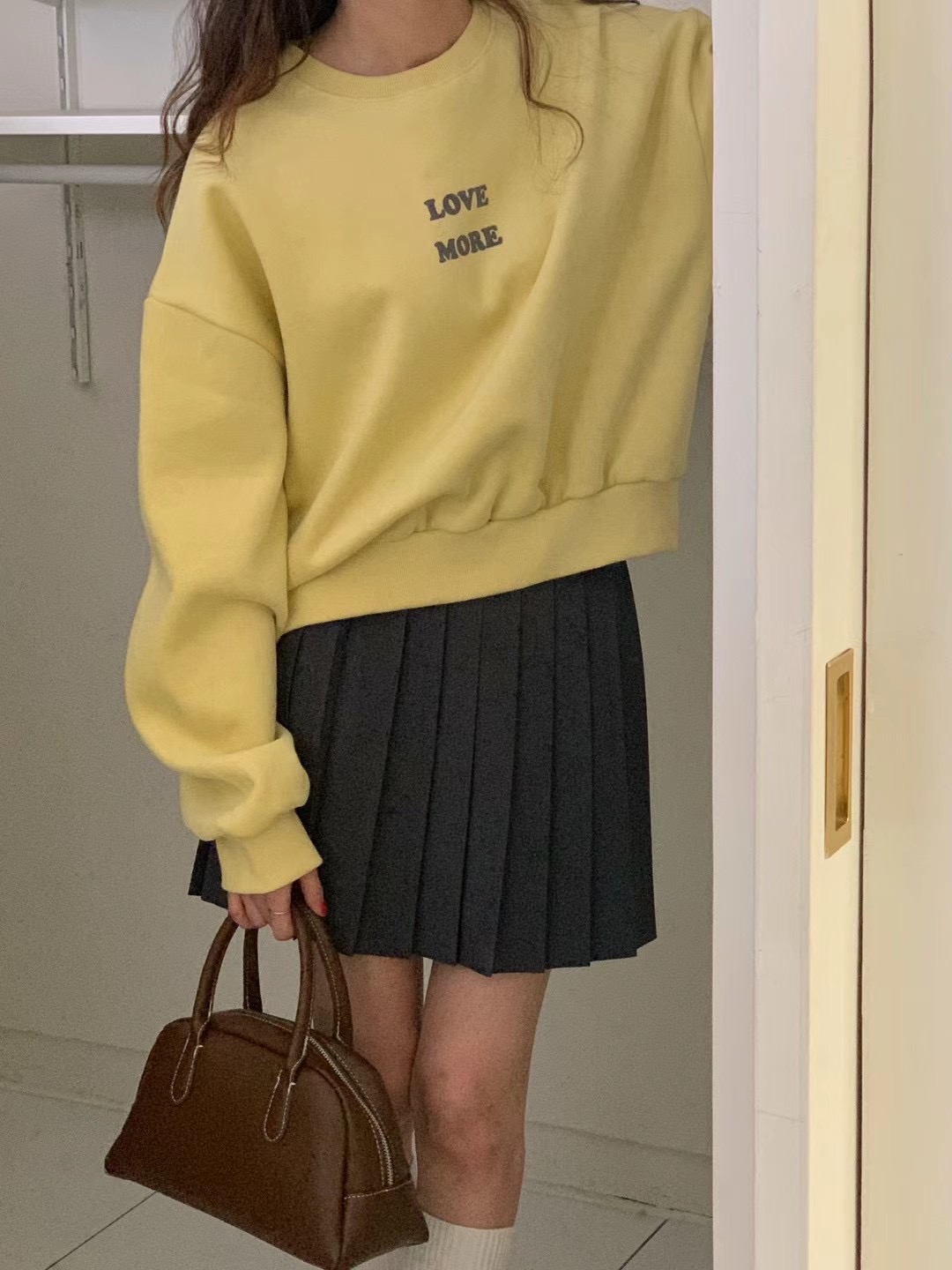 OBE韓國直郵女士新款時尚休閑人氣職業24秋冬推薦熱賣衛衣加絨OBE衛衣