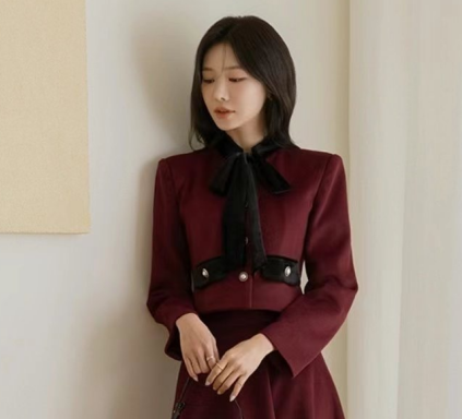 EEYOU東大門實拍女裝新款職業人氣24秋冬時尚推薦真品熱賣夾克EEYOU夾克圖色2