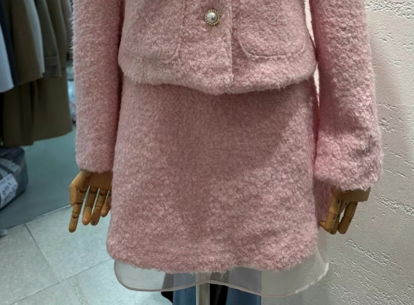 EEYOU韓國直郵女士新品真品休閑職業時尚推薦24秋冬短裙柔軟EEYOU短裙圖色2