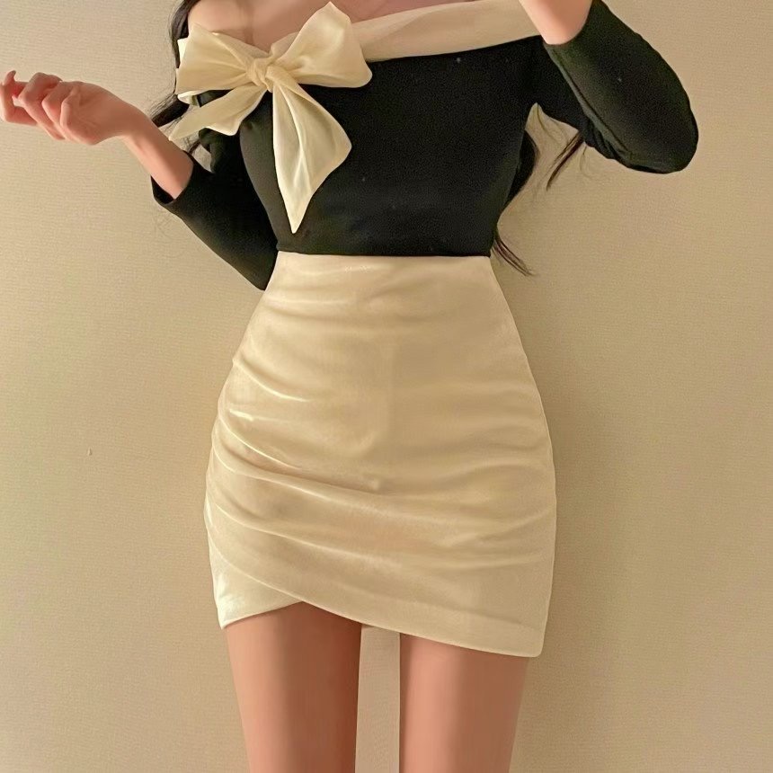 EEYOU韓國代購女裝新款職業推薦時尚人氣24秋冬休閑真品短裙EEYOU短裙圖色3