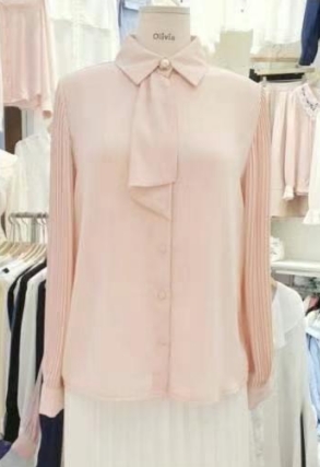 OLIVIA東大門代購女裝新品推薦人氣真品休閑職業襯衫蕾絲衫OLIVIA襯衫/蕾絲衫
