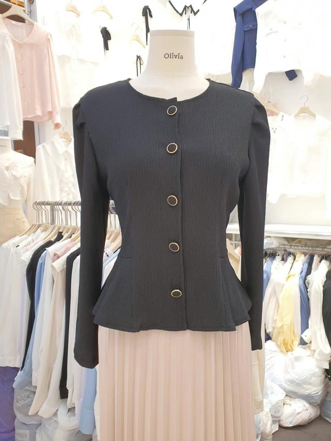 OLIVIA東大門直郵女士新品人氣熱賣24秋冬時尚職業襯衫蕾絲衫OLIVIA襯衫/蕾絲衫圖色3