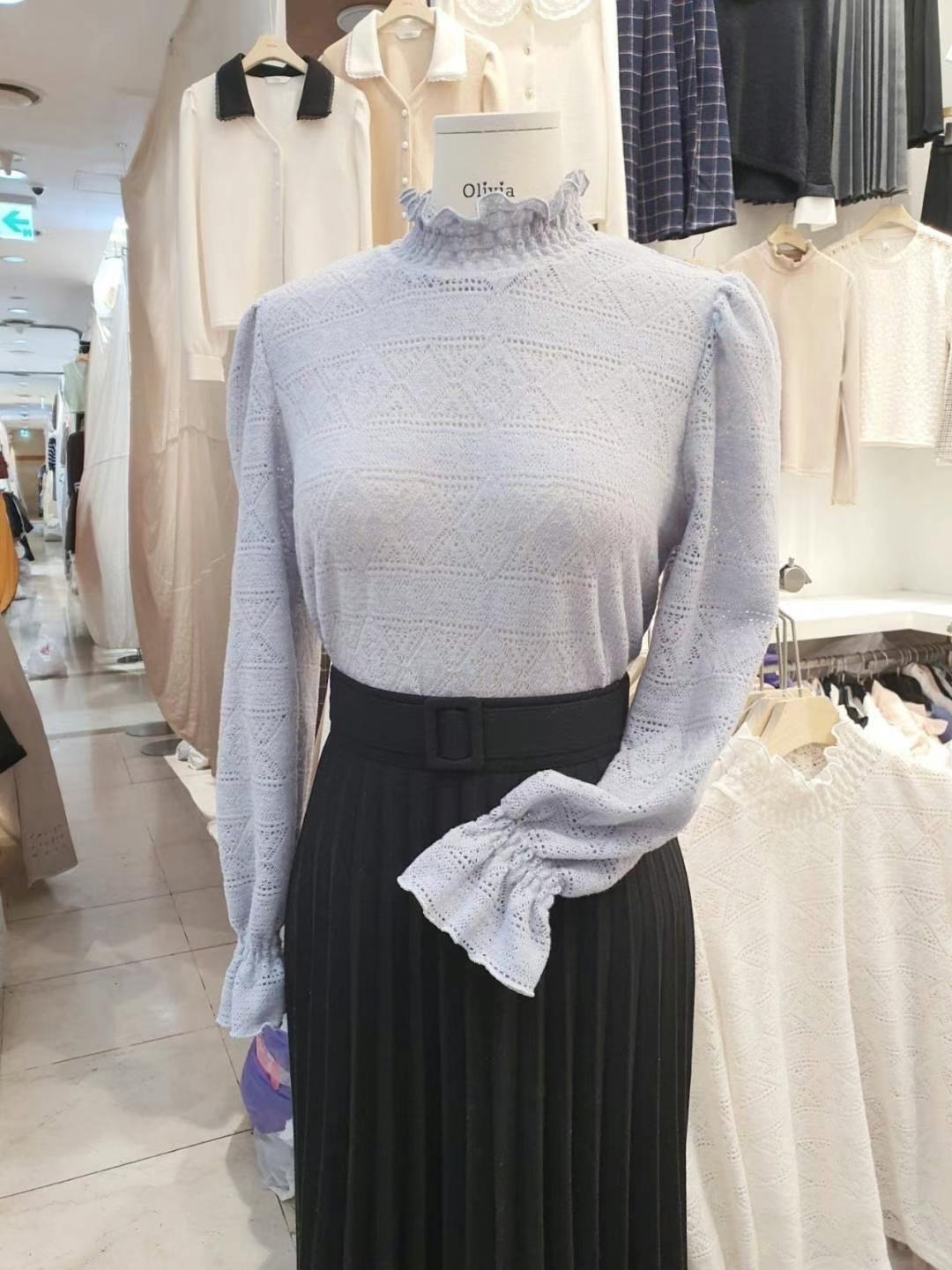 OLIVIA東大門實拍女裝新品真品人氣休閑推薦職業襯衫蕾絲衫OLIVIA襯衫/蕾絲衫圖色2