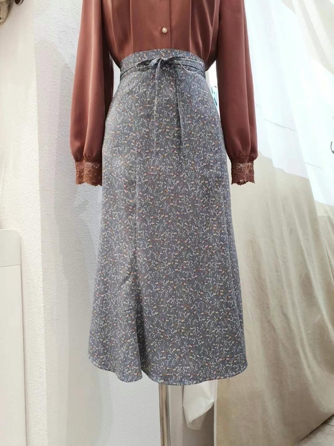 OLIVIA東大門代購女裝新品真品24秋冬推薦休閑人氣熱賣長裙OLIVIA長裙圖色3