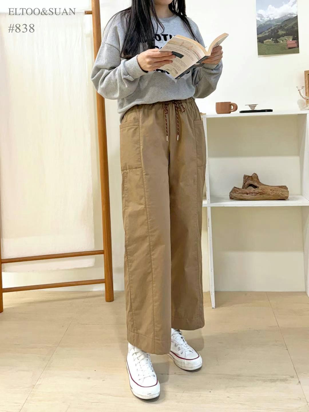 SUAN東大門實拍女裝新款真品職業時尚24秋冬休閑推薦休閑褲SUAN休閑褲