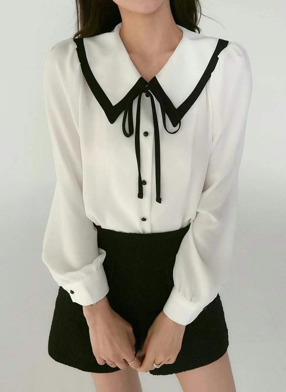 OLIVIA東大門代購女裝新款真品人氣推薦熱賣時尚襯衫蕾絲衫OLIVIA襯衫/蕾絲衫