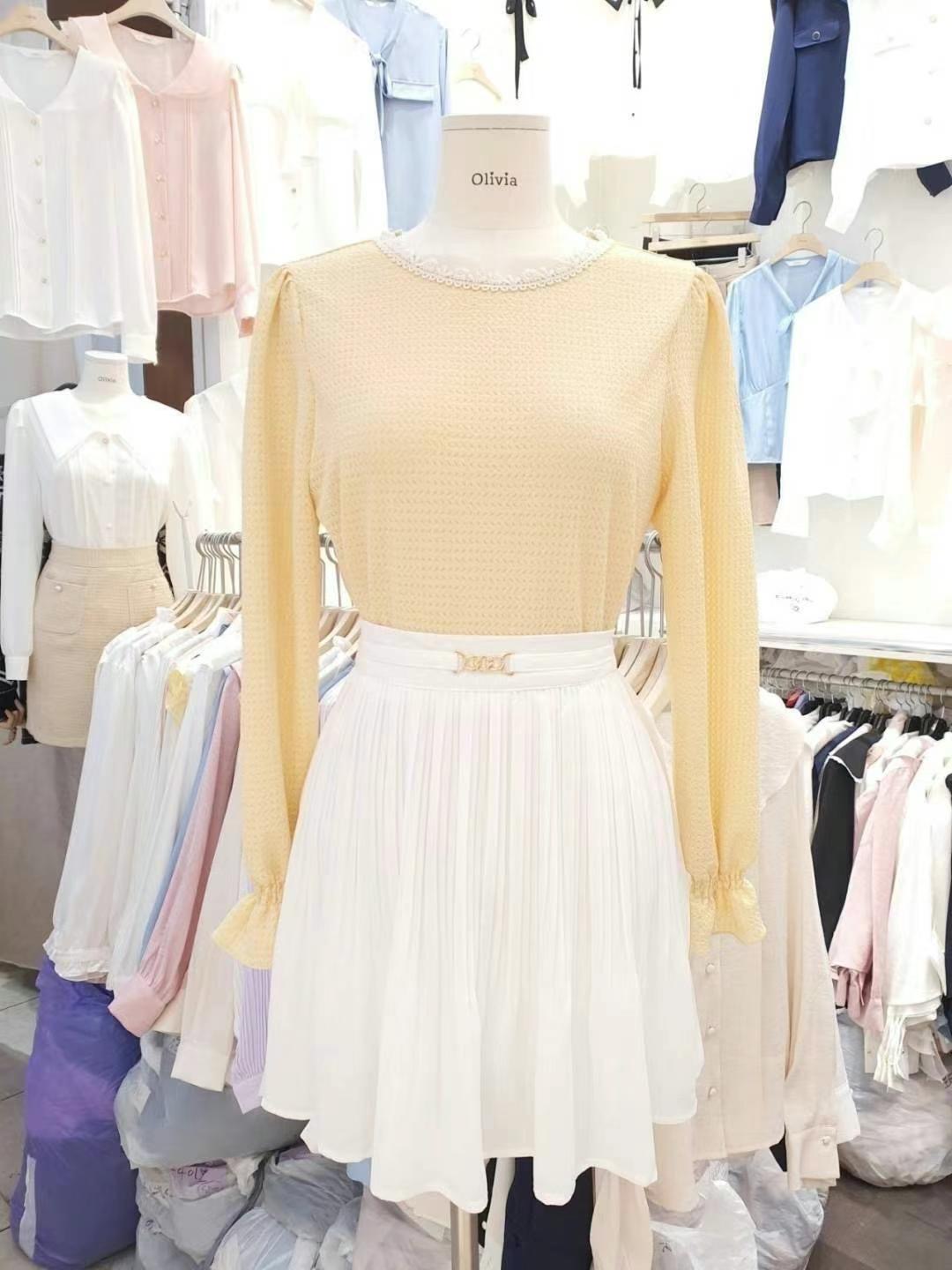OLIVIA東大門直郵女士新品真品人氣職業熱賣推薦時尚長袖T恤OLIVIA長袖T恤