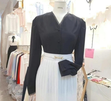 OLIVIA東大門代購女士新品真品人氣職業休閑推薦襯衫蕾絲衫OLIVIA襯衫/蕾絲衫圖色3