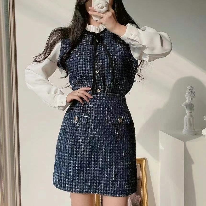 OLIVIA韓國直郵女士新品推薦人氣休閑熱賣時尚真品短裙花呢OLIVIA短裙
