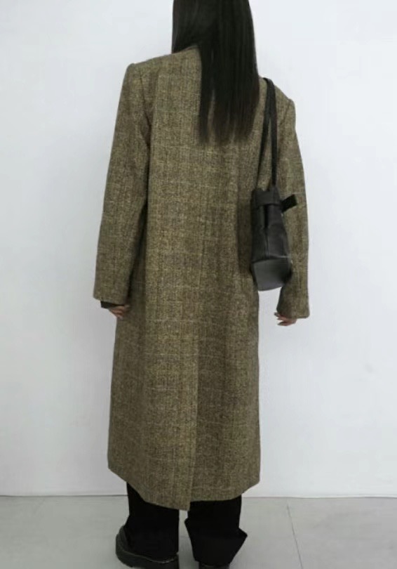 HOPPER韓國直郵東大門代購女裝新款休閑熱賣推薦中長款大衣HOPPER中長款大衣