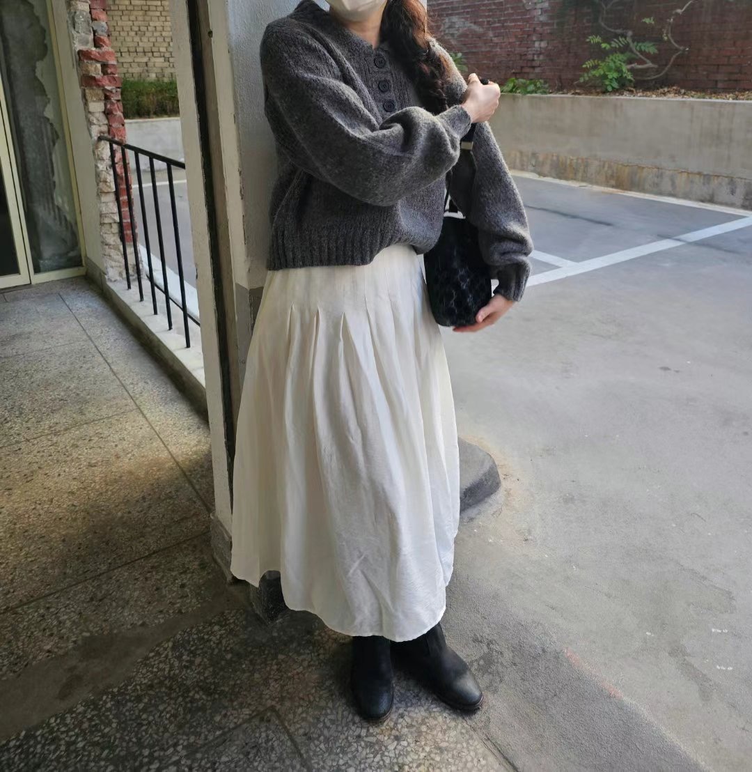 EUN-OT韓國直郵女裝新款24秋冬休閑推薦人氣真品時尚熱賣長裙EUN-OT長裙