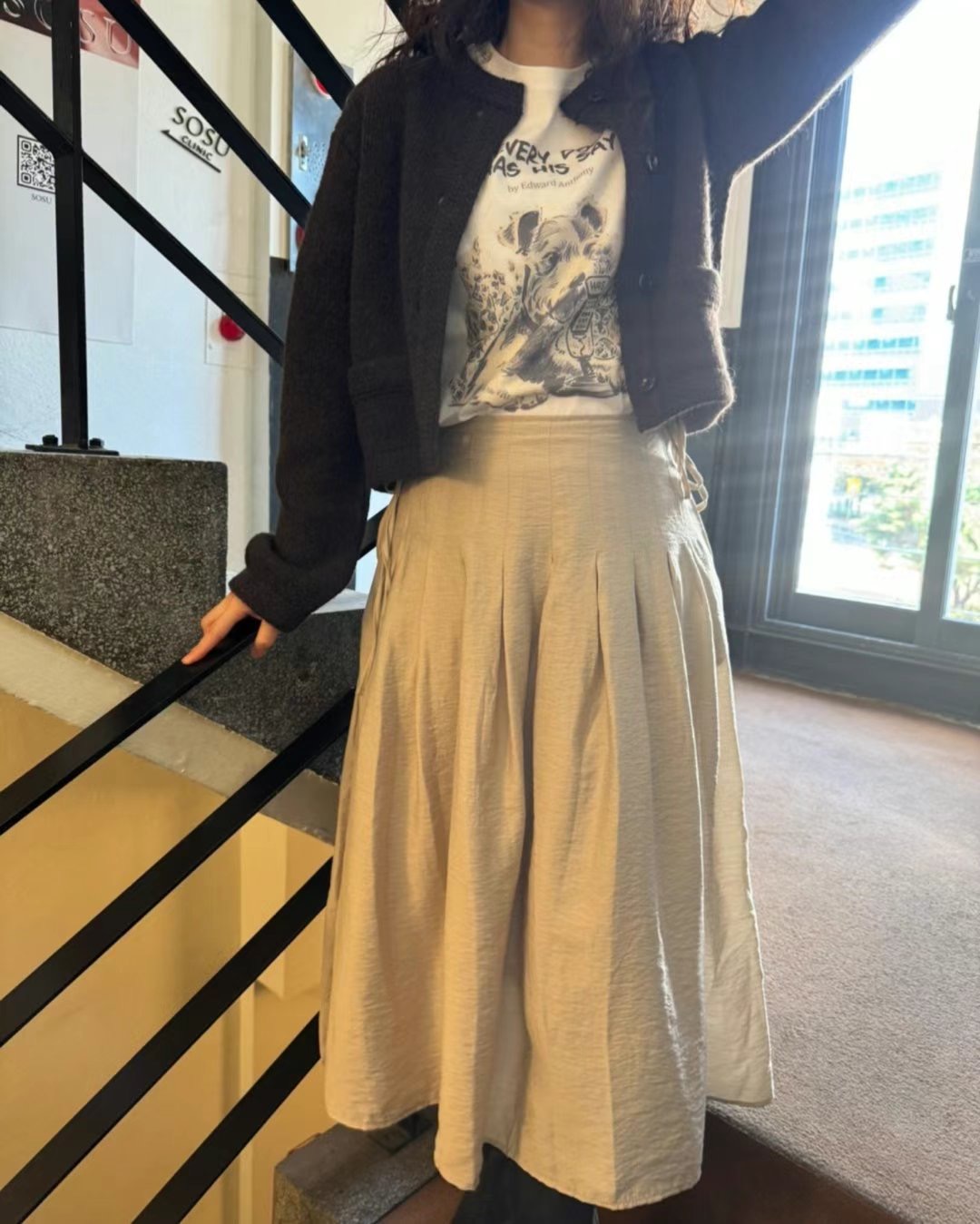 EUN-OT韓國直郵女裝新款24秋冬休閑推薦人氣真品時尚熱賣長裙EUN-OT長裙圖色3