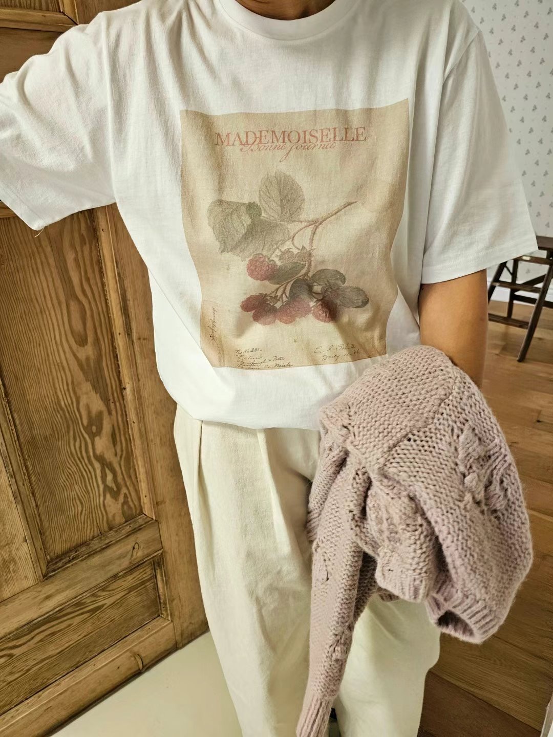 EUN-OT韓國直郵東大門代購女裝新品24秋冬推薦休閑時尚T恤EUN-OTT恤圖色1