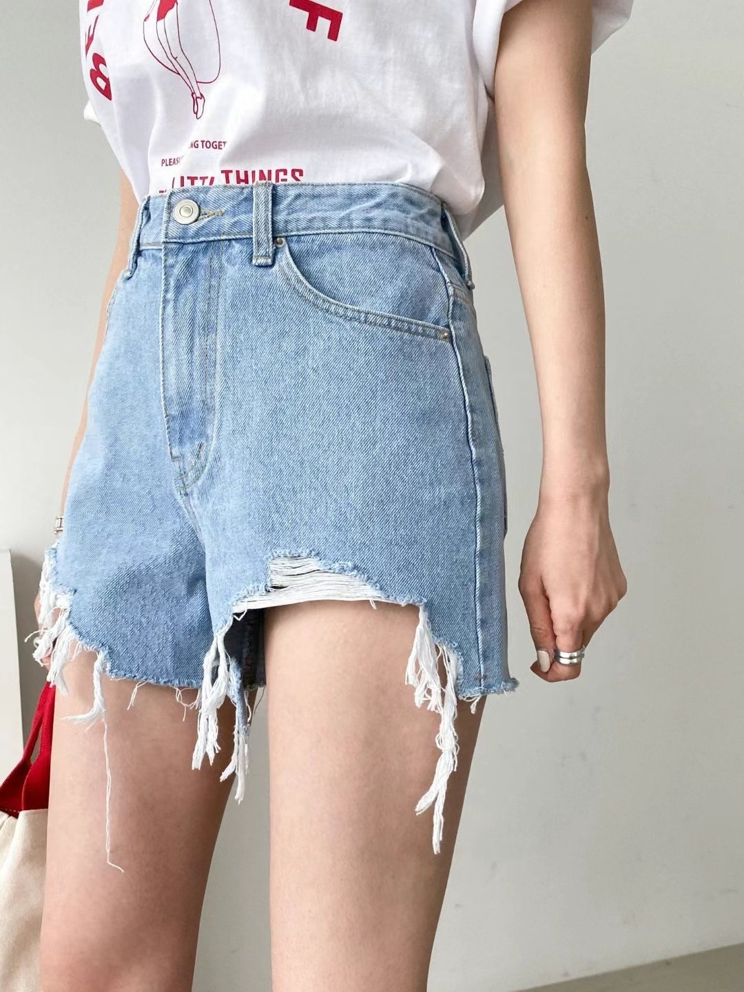 DOUBLEM直郵韓國代購女裝新款24秋冬時尚職業推薦休閑熱賣短褲DOUBLEM短褲