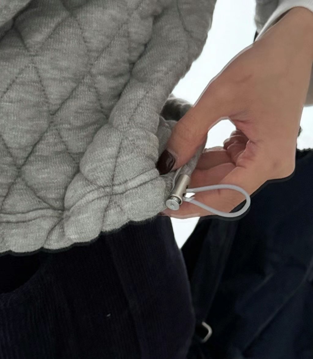 HOPPER韓國直郵東大門實拍女裝新款人氣24秋冬推薦衛衣絎縫HOPPER/LAY OVER衛衣