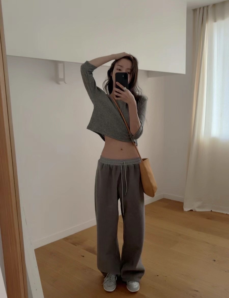 HOPPER直郵韓國代購女裝新款熱賣職業真品時尚推薦人氣休閑褲HOPPER/LAY OVER休閑褲