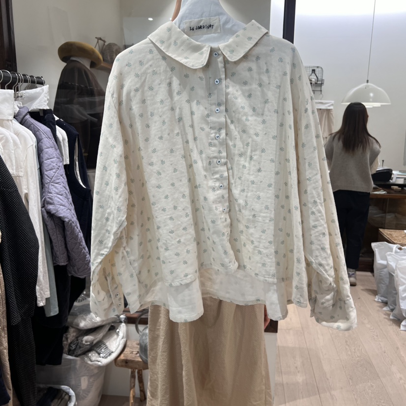 LE JARDINET韓國直郵東大門代購女裝新款人氣職業襯衫蕾絲衫LE JARDINET襯衫/蕾絲衫圖色2