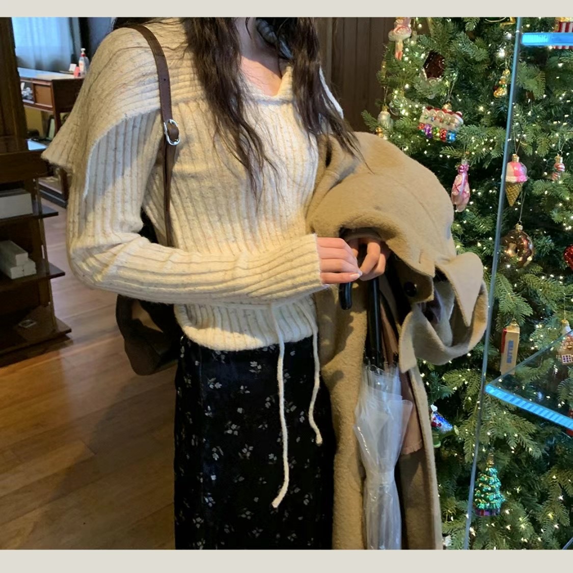 FLAMINGO東大門實拍女裝新品真品人氣時尚職業推薦休閑針織衫FLAMINGO針織衫