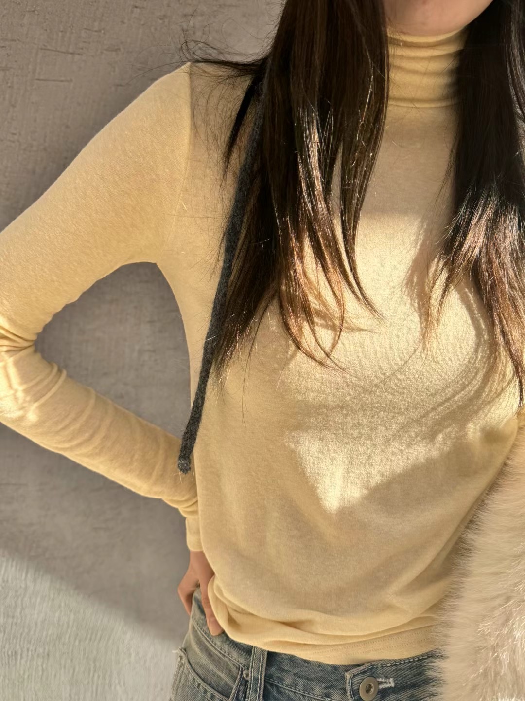 LEREVE韓國直郵女裝新品人氣熱賣24秋冬職業推薦長袖T恤兔子LEREVE長袖T恤
