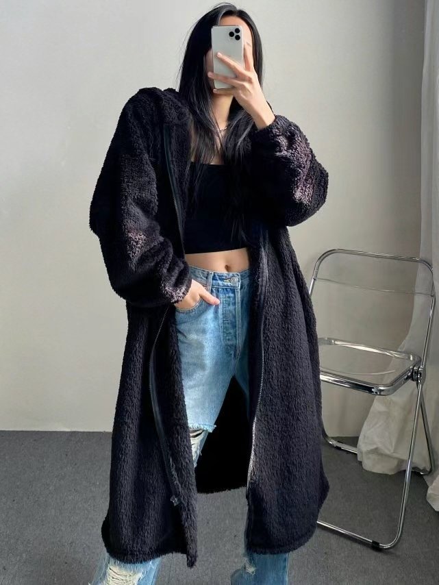 COVER FIT韓國直郵東大門實拍女裝新品職業推薦中長款大衣COVER FIT中長款大衣圖色2