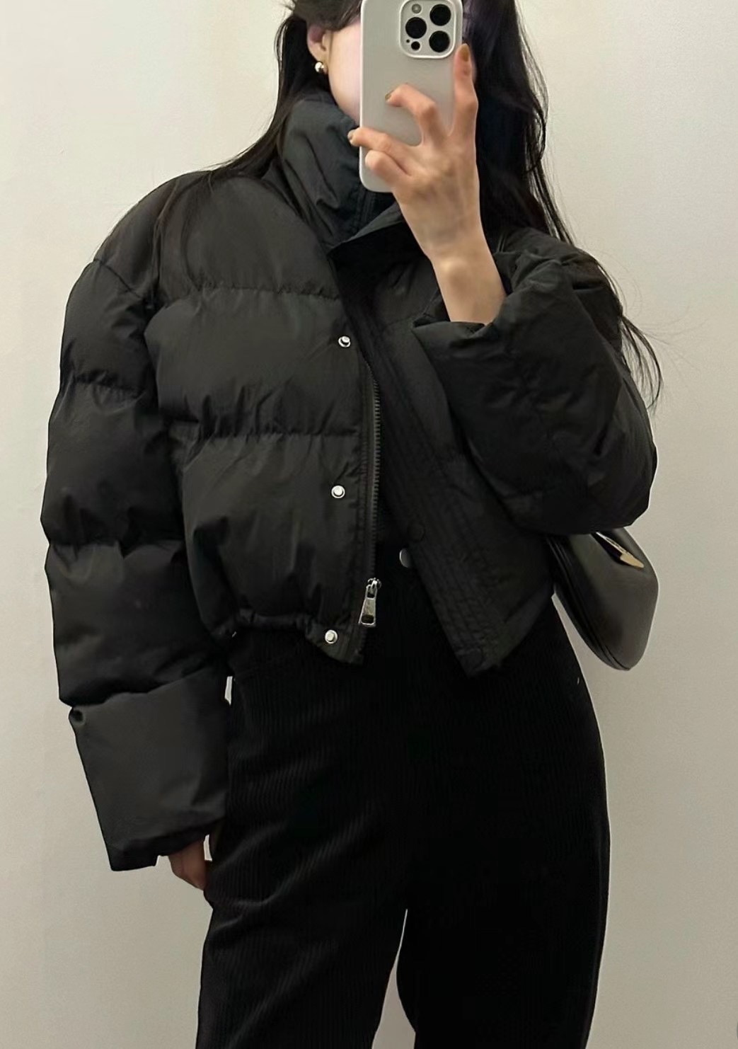 LEREVE韓國直郵東大門代購女裝新款人氣推薦職業真品短款棉服LEREVE短款棉服