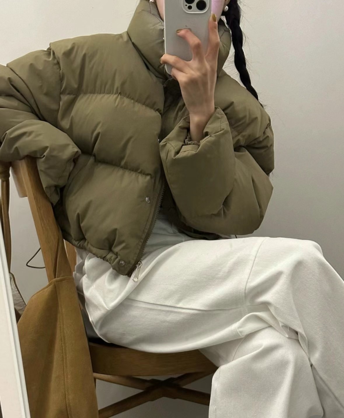 LEREVE韓國直郵東大門代購女裝新款人氣推薦職業真品短款棉服LEREVE短款棉服圖色2
