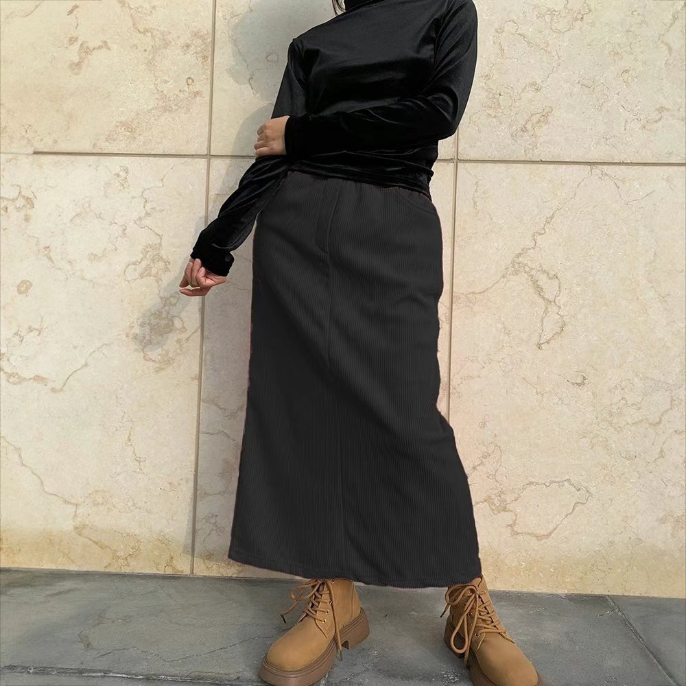 COVER FIT韓國代購女士新品推薦真品休閑人氣時尚24秋冬長裙COVER FIT長裙