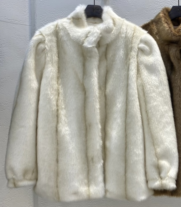 TRIPLE SEVEN東大門實拍女裝新款職業24秋冬夾克水貂毛毛皮TRIPLE SEVEN夾克圖色1