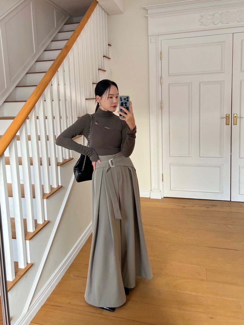 BOLD韓國直郵女裝新品休閑人氣時尚推薦24秋冬真品職業長袖T恤BOLD長袖T恤