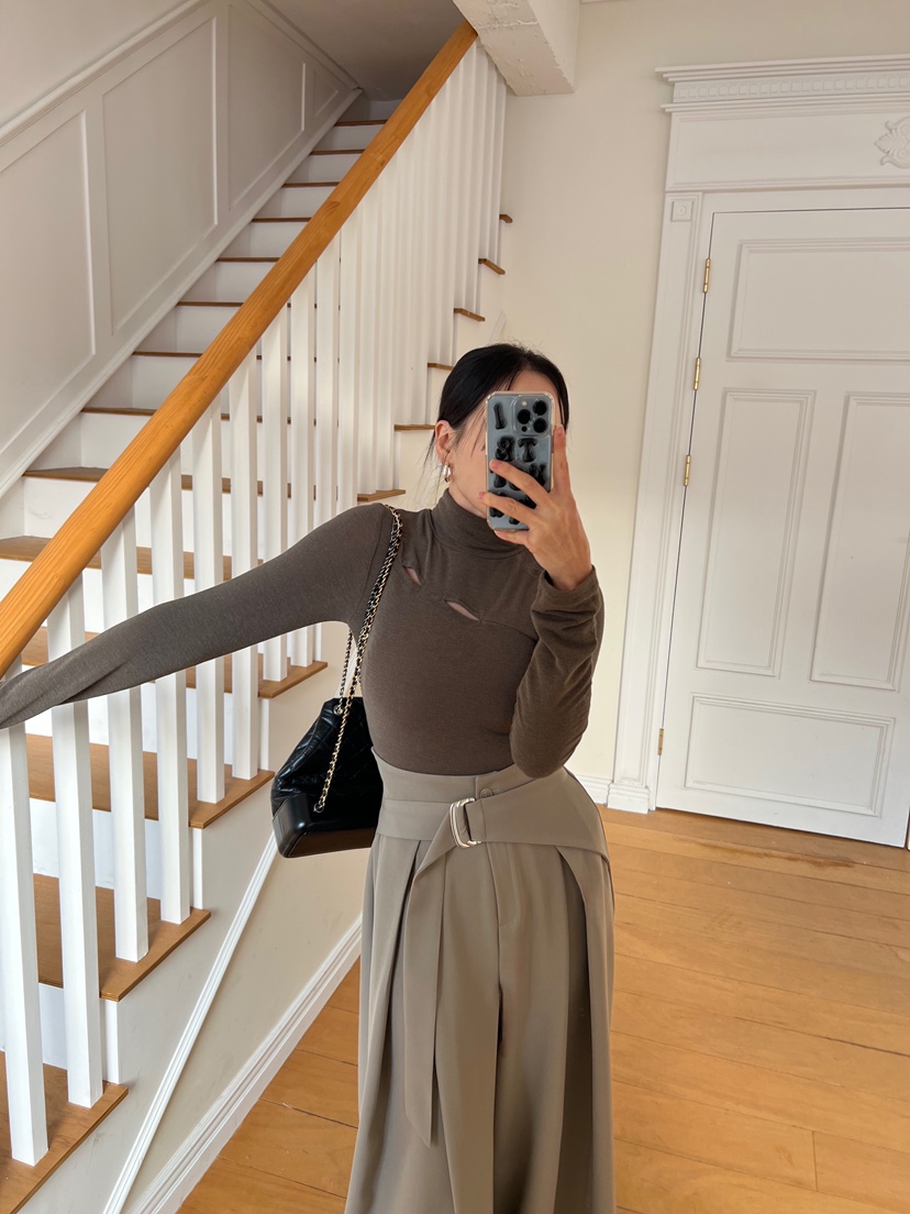 BOLD韓國直郵女裝新品休閑人氣時尚推薦24秋冬真品職業長袖T恤BOLD長袖T恤