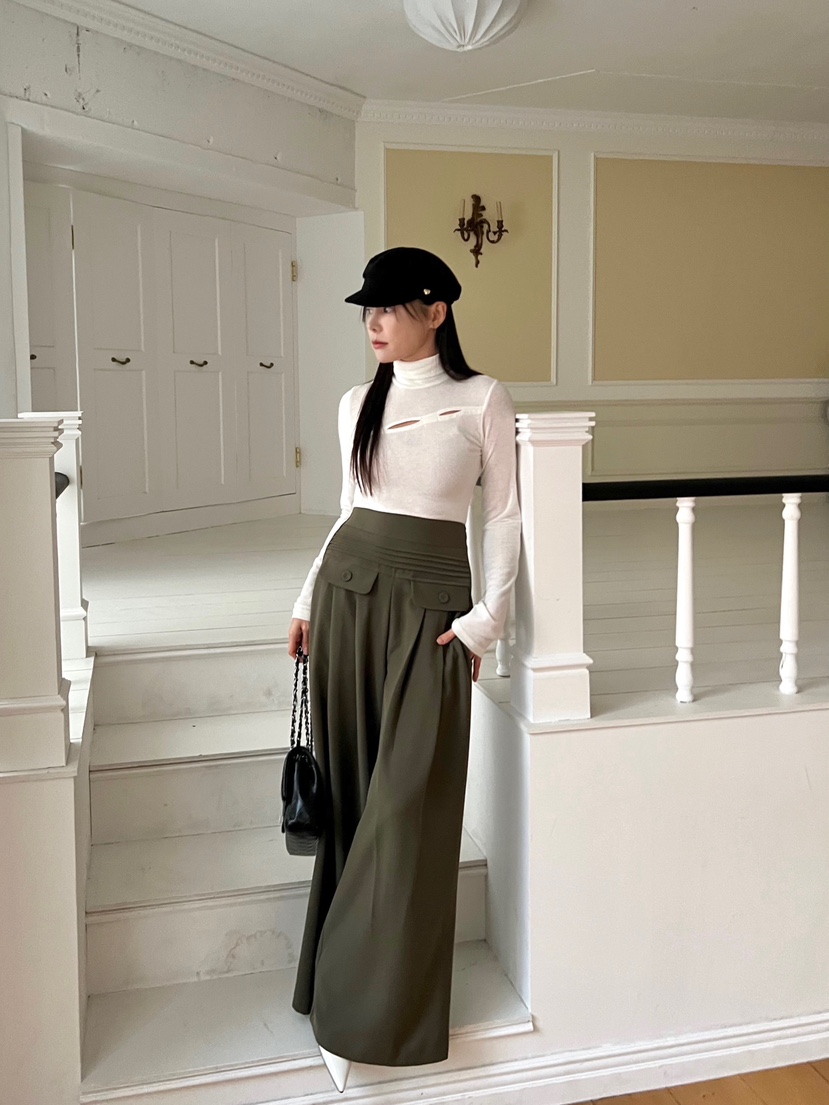 BOLD韓國直郵女裝新品休閑人氣時尚推薦24秋冬真品職業長袖T恤BOLD長袖T恤