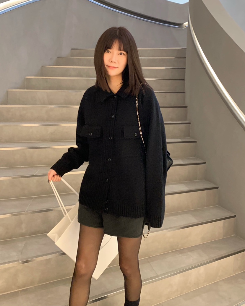 COURGETTE東大門直郵女裝新款24秋冬熱賣推薦休閑真品短褲綁帶COURGETTE短褲