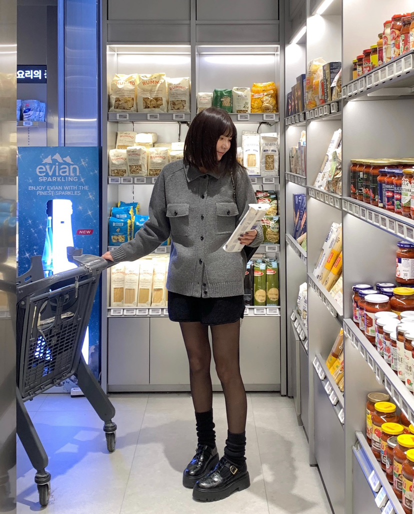 COURGETTE東大門直郵女裝新款24秋冬熱賣推薦休閑真品短褲綁帶COURGETTE短褲