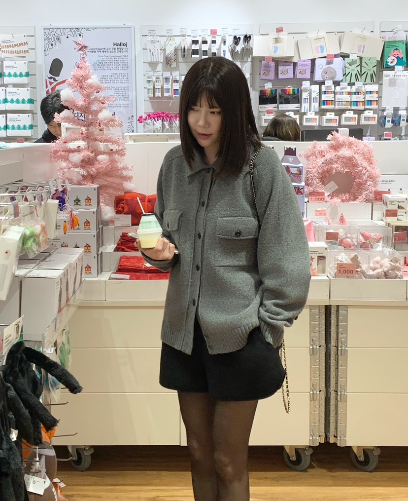 COURGETTE東大門直郵女裝新款24秋冬熱賣推薦休閑真品短褲綁帶COURGETTE短褲
