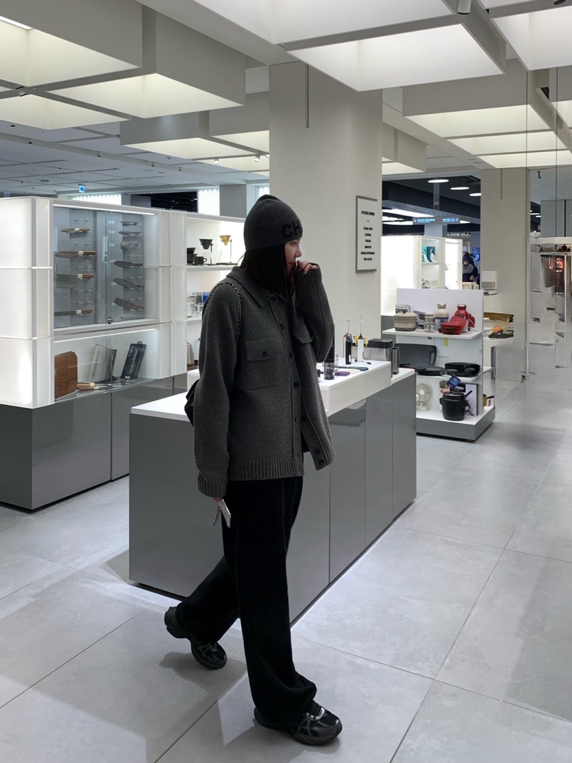 COURGETTE東大門實拍女裝新品時尚熱賣休閑人氣職業休閑褲綁帶COURGETTE休閑褲