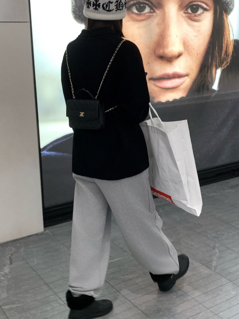 COURGETTE東大門實拍女裝新品時尚熱賣休閑人氣職業休閑褲綁帶COURGETTE休閑褲