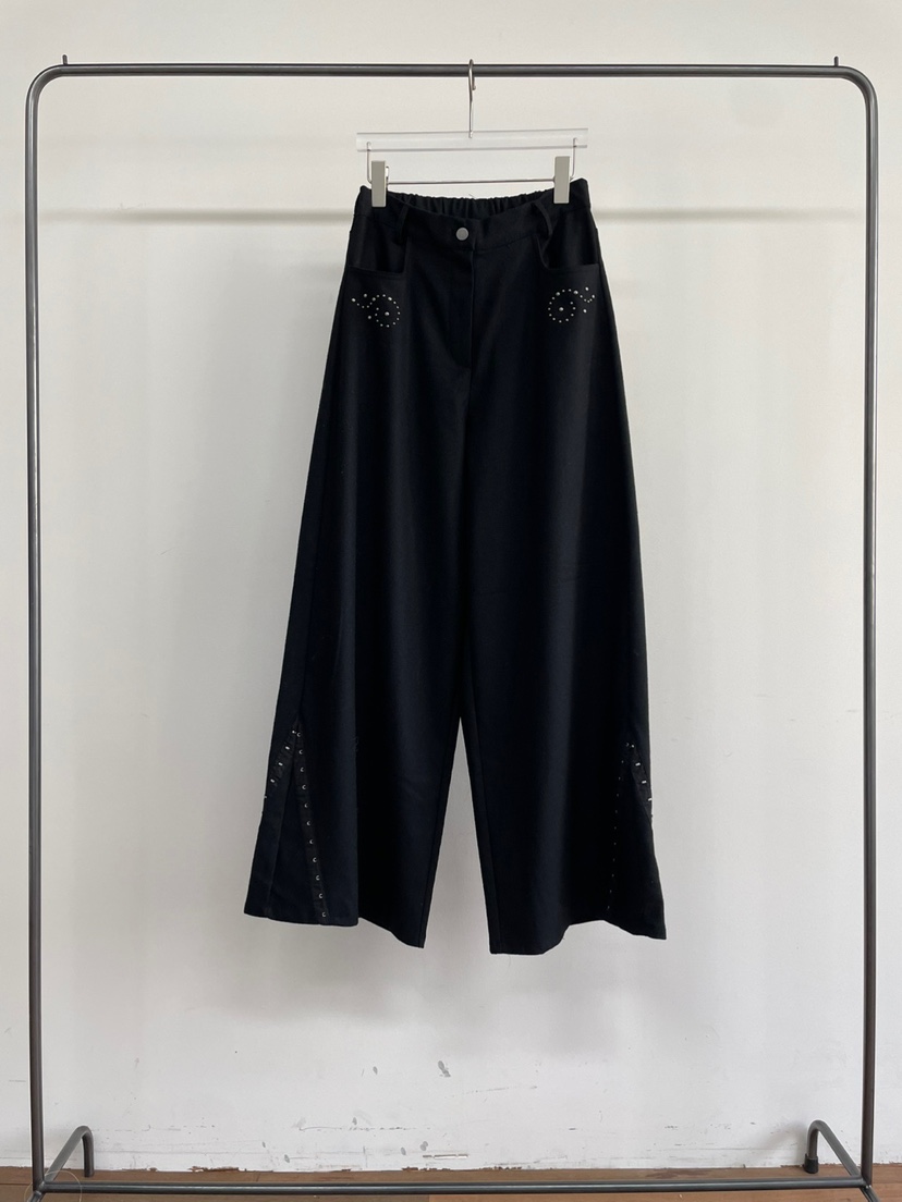 TEXTURE東大門代購女裝新品人氣真品職業熱賣時尚24秋冬休閑褲待定休閑褲圖色2