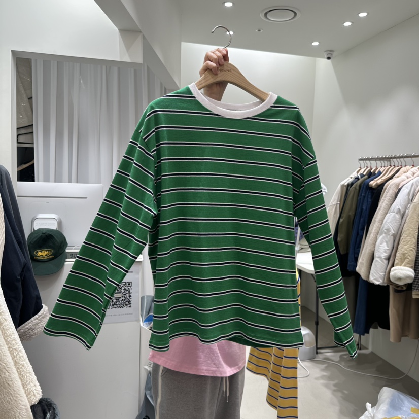 URBANE-P韓國代購女士新品人氣推薦休閑熱賣時尚長袖T恤春款URBANE-P長袖T恤
