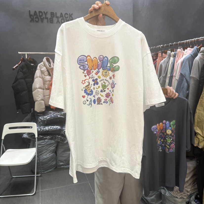 LADYBLACK東大門實拍女裝新品時尚真品職業熱賣推薦T恤春款LADYBLACKT恤
