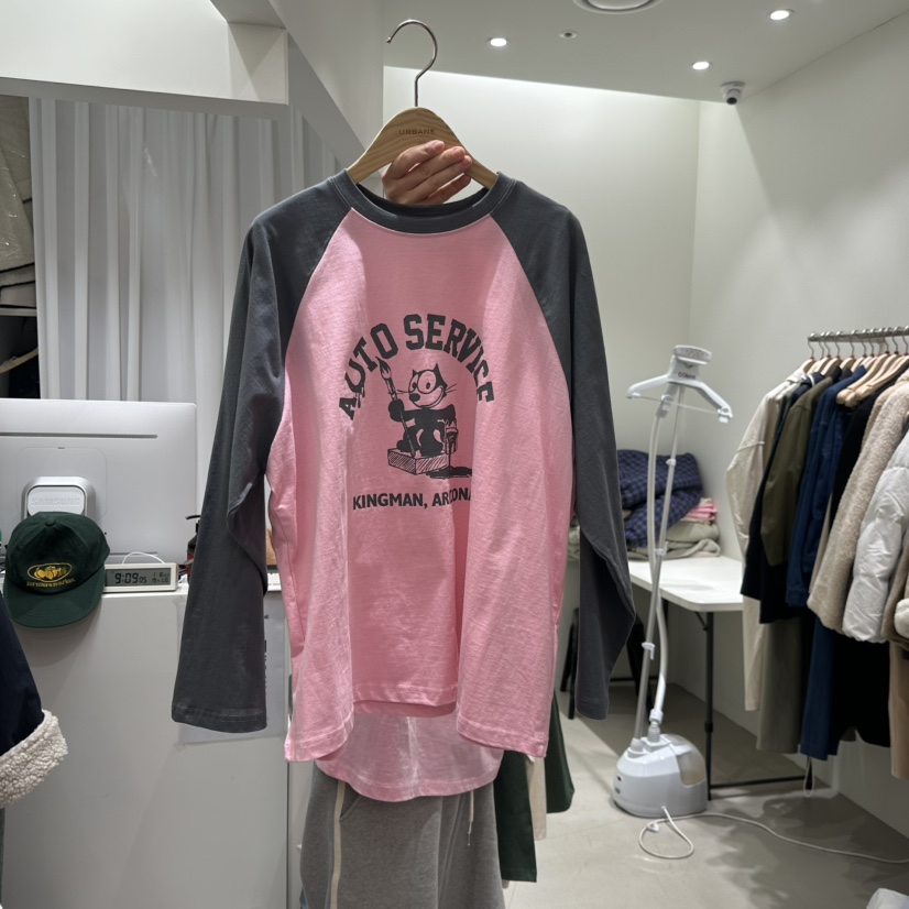 URBANE-P韓國直郵女士新品職業真品休閑熱賣推薦長袖T恤春款URBANE-P長袖T恤圖色2