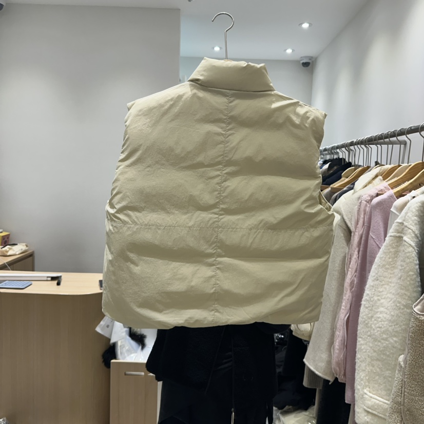 EN.U韓國直郵女士新品人氣推薦時尚職業馬甲里外穿雙面鴨絨EN.U馬甲