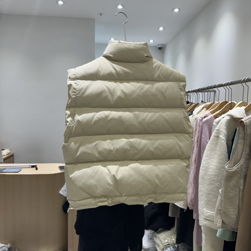 EN.U韓國直郵女士新品人氣推薦時尚職業馬甲里外穿雙面鴨絨EN.U馬甲